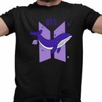 Fashion, accesorii si bijuterii - Barbati - Imbracaminte - Tricouri si bluze barbati - Tricou Barbati Kpop BTS Universe Whale, negru, marime L - Infinity.ro