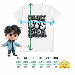 Fashion, accesorii si bijuterii - Barbati - Imbracaminte - Tricouri si bluze barbati - Tricou Barbati BTS Kpop Era, alb, marime XL - Infinity.ro