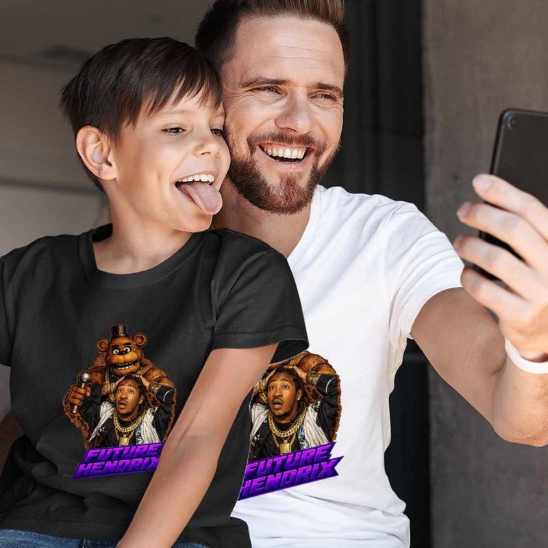 Fashion, accesorii si bijuterii - Barbati - Imbracaminte - Tricouri si bluze barbati - Tricou Barbati Future Fnaf Five Nights at Freddie, negru, marime S - Infinity.ro