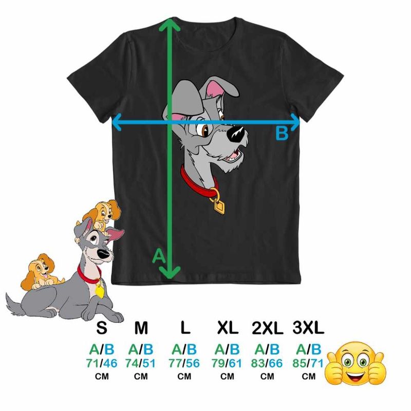Fashion, accesorii si bijuterii - Barbati - Imbracaminte - Tricouri si bluze barbati - Tricou Barbati Doamna si Vagabondul Catel Metis, negru, marime XL - Infinity.ro