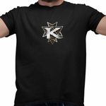 Fashion, accesorii si bijuterii - Barbati - Imbracaminte - Tricouri si bluze barbati - Tricou Barbati Kamelot Forever, negru, marime L - Infinity.ro