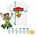Fashion, accesorii si bijuterii - Barbati - Imbracaminte - Tricouri si bluze barbati - Tricou Barbati Clopotica Peter Pan Tinker Bell Neverland, alb, marime XL - Infinity.ro