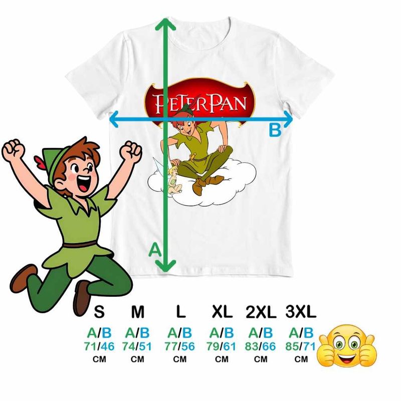 Fashion, accesorii si bijuterii - Barbati - Imbracaminte - Tricouri si bluze barbati - Tricou Barbati Clopotica Peter Pan Tinker Bell Neverland, alb, marime XL - Infinity.ro