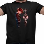 Fashion, accesorii si bijuterii - Barbati - Imbracaminte - Tricouri si bluze barbati - Tricou Barbati Taemin K-Pop Demon, negru, marime 3XL - Infinity.ro