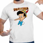 Fashion, accesorii si bijuterii - Barbati - Imbracaminte - Tricouri si bluze barbati - Tricou Barbati Pinocchio Nas Lung, alb, marime S - Infinity.ro