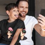 Fashion, accesorii si bijuterii - Barbati - Imbracaminte - Tricouri si bluze barbati - Tricou Barbati Shinee Key Chibi Kpop, negru, marime 2XL - Infinity.ro