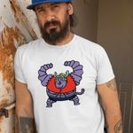 Fashion, accesorii si bijuterii - Barbati - Imbracaminte - Tricouri si bluze barbati - Tricou Barbati Dog Man Big Jim Captain Underpants Chilot, alb, marime M - Infinity.ro