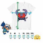 Fashion, accesorii si bijuterii - Barbati - Imbracaminte - Tricouri si bluze barbati - Tricou Barbati Dog Man Big Jim Captain Underpants Chilot, alb, marime M - Infinity.ro