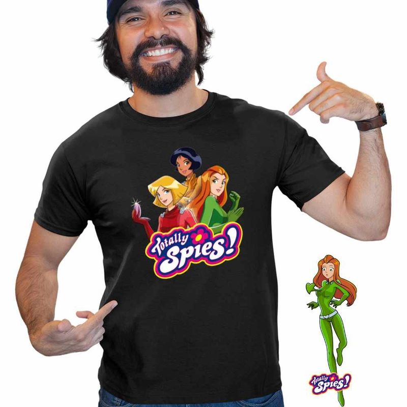 Fashion, accesorii si bijuterii - Barbati - Imbracaminte - Tricouri si bluze barbati - Tricou Barbati Spioanele Aventuri Desene Spioni, negru, marime L - Infinity.ro