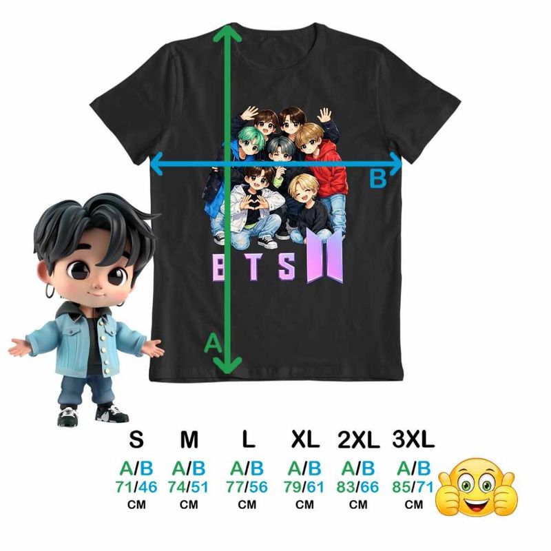 Fashion, accesorii si bijuterii - Barbati - Imbracaminte - Tricouri si bluze barbati - Tricou Barbati BTS Kpop Style, negru, marime S - Infinity.ro