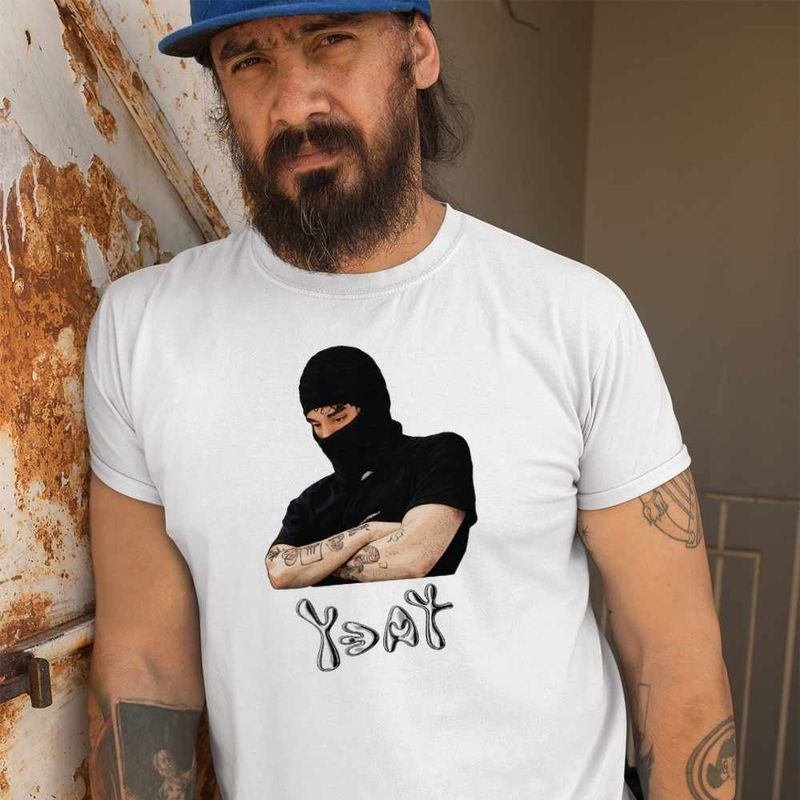 Fashion, accesorii si bijuterii - Barbati - Imbracaminte - Tricouri si bluze barbati - Tricou Barbati Yeat Twizzy Rich Hip Hop Vibe, alb, marime M - Infinity.ro