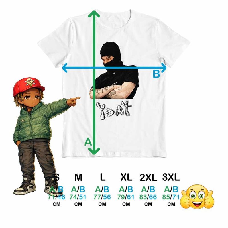 Fashion, accesorii si bijuterii - Barbati - Imbracaminte - Tricouri si bluze barbati - Tricou Barbati Yeat Twizzy Rich Hip Hop Vibe, alb, marime M - Infinity.ro