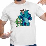 Fashion, accesorii si bijuterii - Barbati - Imbracaminte - Tricouri si bluze barbati - Tricou Barbati Monsters James Mike Boo, alb, marime XL - Infinity.ro