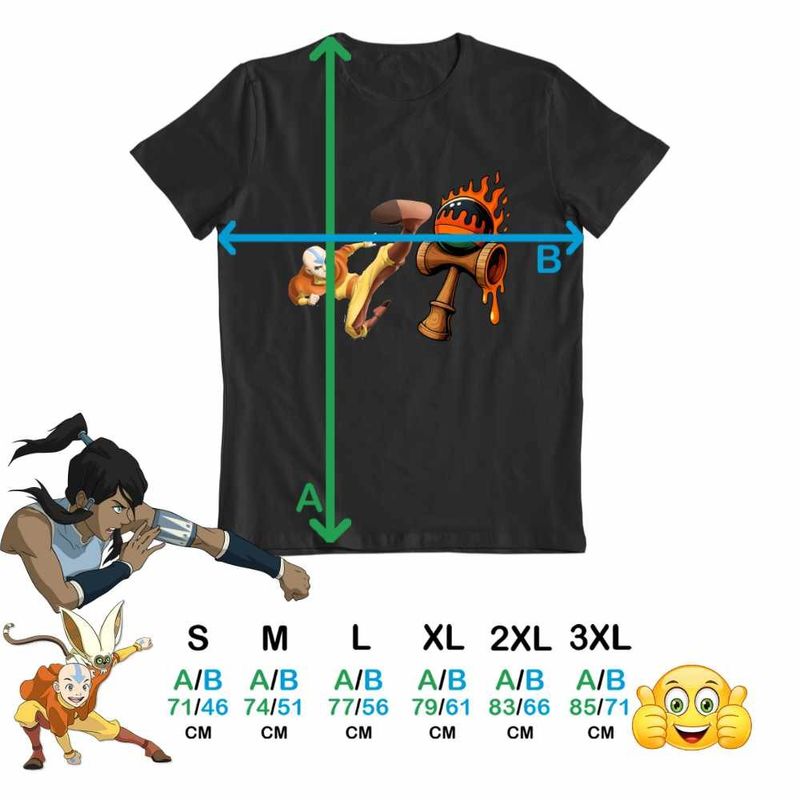 Fashion, accesorii si bijuterii - Barbati - Imbracaminte - Tricouri si bluze barbati - Tricou Barbati Avatar Kendama Last Airbender, negru, marime M - Infinity.ro