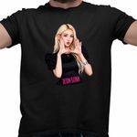 Fashion, accesorii si bijuterii - Barbati - Imbracaminte - Tricouri si bluze barbati - Tricou Barbati Jeon Somi Merch Kpop, negru, marime 2XL - Infinity.ro
