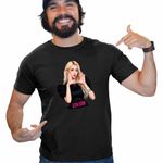 Fashion, accesorii si bijuterii - Barbati - Imbracaminte - Tricouri si bluze barbati - Tricou Barbati Jeon Somi Merch Kpop, negru, marime 2XL - Infinity.ro