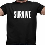 Fashion, accesorii si bijuterii - Barbati - Imbracaminte - Tricouri si bluze barbati - Tricou Barbati Lewis Capaldi Survive, negru, marime XL - Infinity.ro
