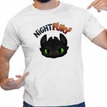 Fashion, accesorii si bijuterii - Barbati - Imbracaminte - Tricouri si bluze barbati - Tricou Barbati Night Fury How to train your dragon, alb, marime 2XL - Infinity.ro