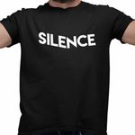 Fashion, accesorii si bijuterii - Barbati - Imbracaminte - Tricouri si bluze barbati - Tricou Barbati Marshmello Silence, negru, marime 2XL - Infinity.ro