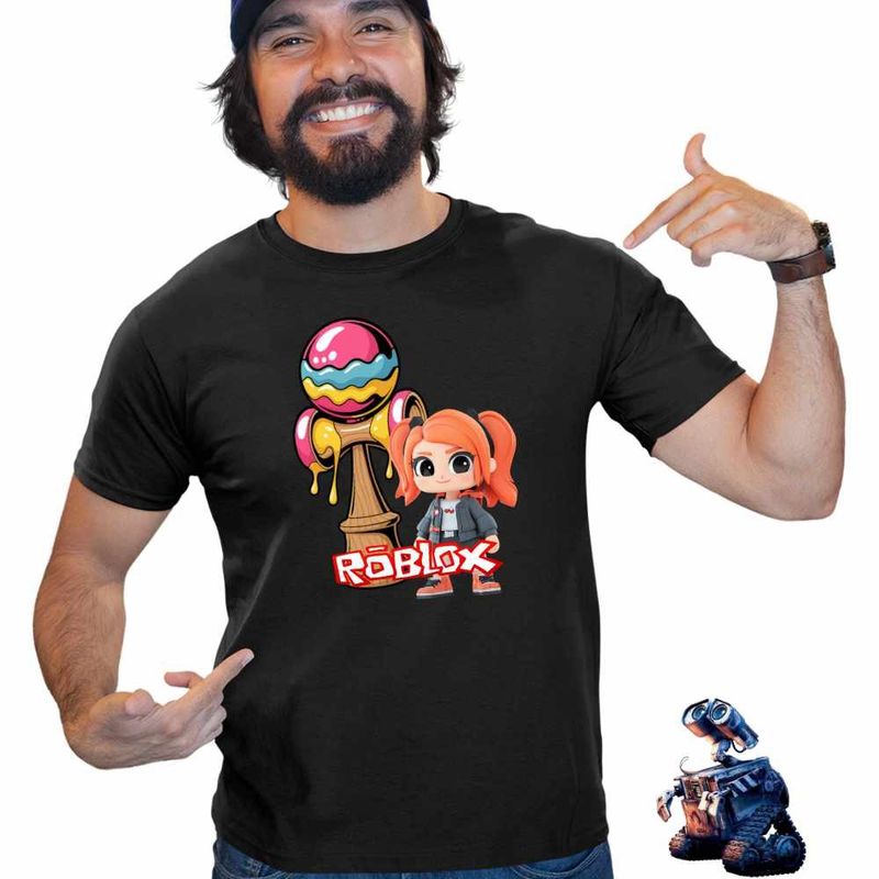 Fashion, accesorii si bijuterii - Barbati - Imbracaminte - Tricouri si bluze barbati - Tricou Barbati Kendama Roblox Gamer Trial, negru, marime XL - Infinity.ro