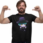 Fashion, accesorii si bijuterii - Barbati - Imbracaminte - Tricouri si bluze barbati - Tricou Barbati Huntrix Demon Legende Saja Boys Jinu Kpop, negru, marime XL - Infinity.ro