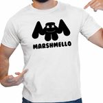 Fashion, accesorii si bijuterii - Barbati - Imbracaminte - Tricouri si bluze barbati - Tricou Barbati Marshmello, alb, marime 3XL - Infinity.ro