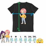 Fashion, accesorii si bijuterii - Barbati - Imbracaminte - Tricouri si bluze barbati - Tricou Barbati Huntrix Saja Boys Romance Kpop, negru, marime 2XL - Infinity.ro