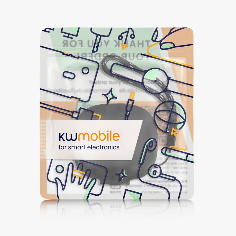 Laptop, Telefoane si Tablete - Wearables si gadgeturi - Wearables - Accesorii wearables - Husa casti Kwmobile pentru Anker Soundcore P20i, protectie la zgarieturi, Silicon, negru - Infinity.ro