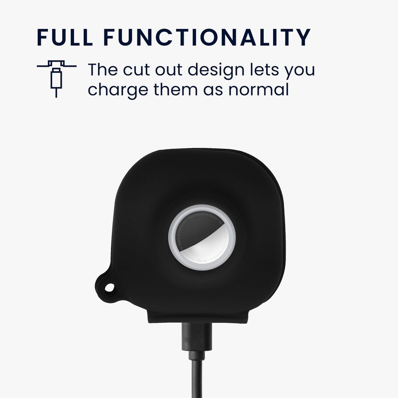 Laptop, Telefoane si Tablete - Wearables si gadgeturi - Wearables - Accesorii wearables - Husa casti Kwmobile pentru Beats Fit Pro, protectie la zgarieturi, Silicon, negru - Infinity.ro