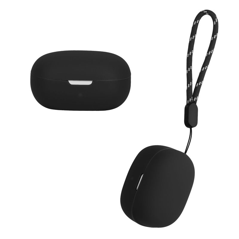 Laptop, Telefoane si Tablete - Wearables si gadgeturi - Wearables - Accesorii wearables - Husa casti Kwmobile pentru Anker Soundcore P20i, protectie la zgarieturi, Silicon, negru - Infinity.ro