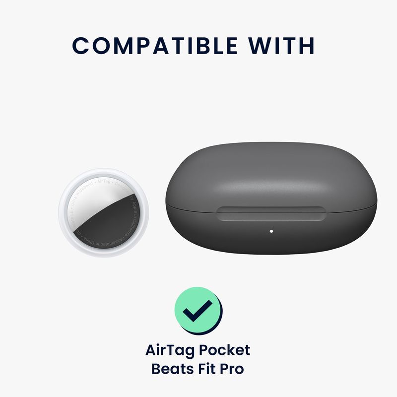 Laptop, Telefoane si Tablete - Wearables si gadgeturi - Wearables - Accesorii wearables - Husa casti Kwmobile pentru Beats Fit Pro, protectie la zgarieturi, Silicon, negru - Infinity.ro