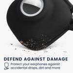 Laptop, Telefoane si Tablete - Wearables si gadgeturi - Wearables - Accesorii wearables - Husa casti Kwmobile pentru Beats Fit Pro, protectie la zgarieturi, Silicon, negru - Infinity.ro