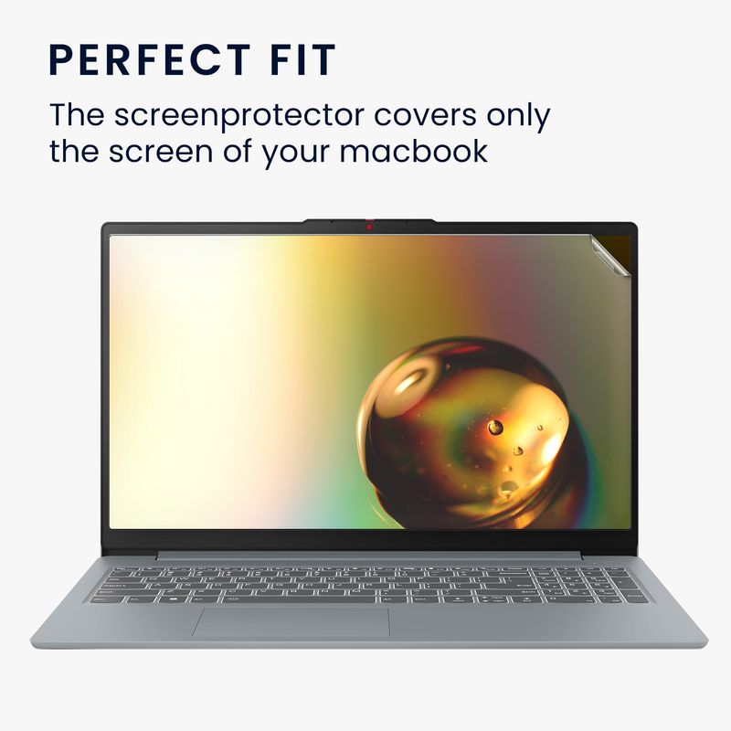 Laptop, Telefoane si Tablete - Laptopuri si accesorii - Piese laptop - Folii protectie si autocolante laptop - Folie de protectie Kwmobile pentru Lenovo IdeaPad Slim 3i 15.6 inch, aplicare fara bule, PET, transparent - Infinity.ro