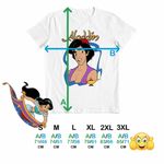 Fashion, accesorii si bijuterii - Barbati - Imbracaminte - Tricouri si bluze barbati - Tricou Barbati Aladdin Lampa Fermecata Ali Baba Aladin, alb, marime 3XL - Infinity.ro