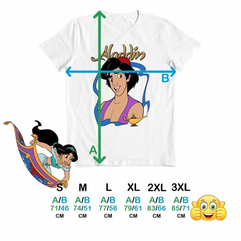 Fashion, accesorii si bijuterii - Barbati - Imbracaminte - Tricouri si bluze barbati - Tricou Barbati Aladdin Lampa Fermecata Ali Baba Aladin, alb, marime 3XL - Infinity.ro