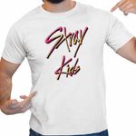 Fashion, accesorii si bijuterii - Barbati - Imbracaminte - Tricouri si bluze barbati - Tricou Barbati Stray Kids Kpop Merch, alb, marime 3XL - Infinity.ro