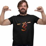 Fashion, accesorii si bijuterii - Barbati - Imbracaminte - Tricouri si bluze barbati - Tricou Barbati Wukong War General Boss Level Maimuta, negru, marime S - Infinity.ro