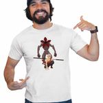 Fashion, accesorii si bijuterii - Barbati - Imbracaminte - Tricouri si bluze barbati - Tricou Barbati Avatar Stranger Things Demogorgon Upside Down, alb, marime 2XL - Infinity.ro