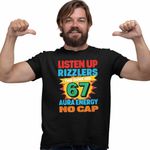 Fashion, accesorii si bijuterii - Barbati - Imbracaminte - Tricouri si bluze barbati - Tricou Barbati Six Seven Listen Up Rizzlers 67, negru, marime XL - Infinity.ro