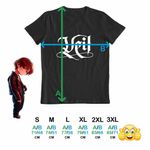 Fashion, accesorii si bijuterii - Barbati - Imbracaminte - Tricouri si bluze barbati - Tricou Barbati Taemin Veil Kpop, negru, marime XL - Infinity.ro