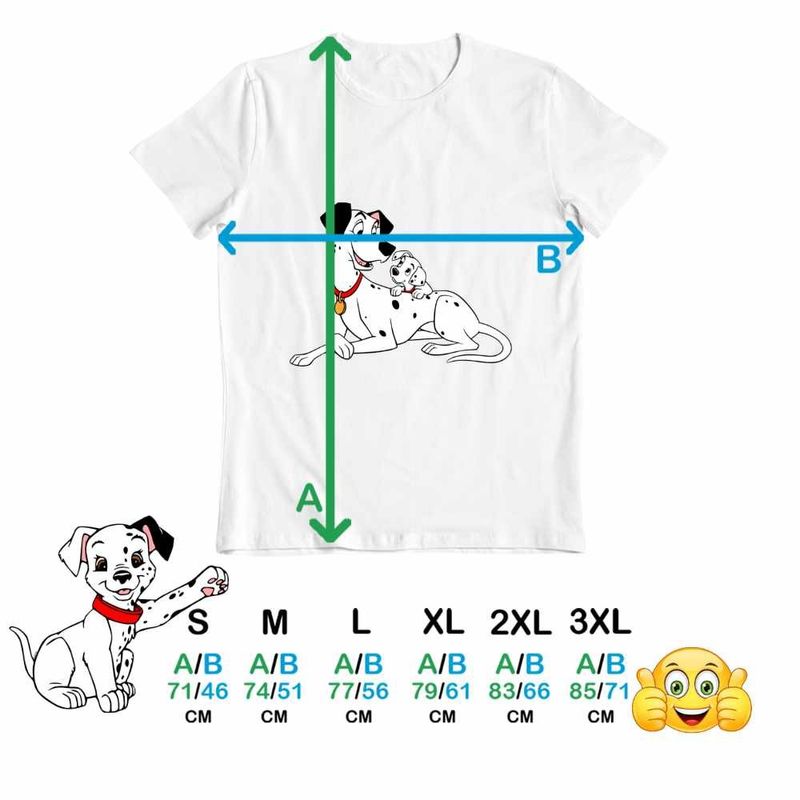 Fashion, accesorii si bijuterii - Barbati - Imbracaminte - Tricouri si bluze barbati - Tricou Barbati 101 Dalmatieni Pongo Freckles Dalmatian, alb, marime 2XL - Infinity.ro