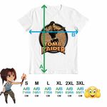 Fashion, accesorii si bijuterii - Barbati - Imbracaminte - Tricouri si bluze barbati - Tricou Barbati Tomb Raider Arheolog Egipt Lara Croft Soldat, alb, marime M - Infinity.ro
