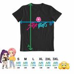 Fashion, accesorii si bijuterii - Barbati - Imbracaminte - Tricouri si bluze barbati - Tricou Barbati Huntrix Saja Boys Kpop Legends, negru, marime L - Infinity.ro