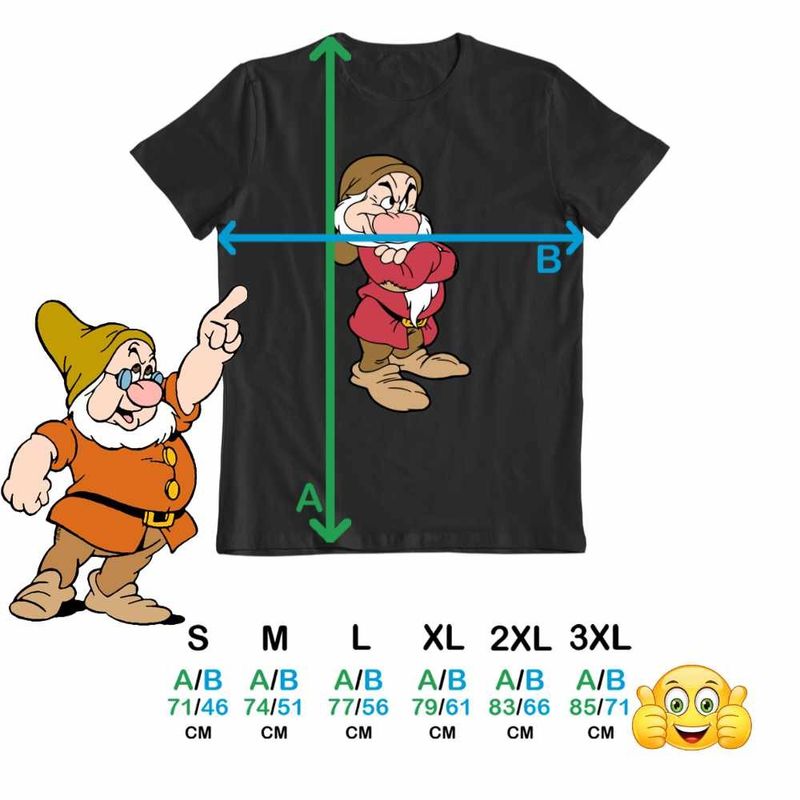 Fashion, accesorii si bijuterii - Barbati - Imbracaminte - Tricouri si bluze barbati - Tricou Barbati Alba ca Zapada Piticul Morocanos, negru, marime L - Infinity.ro