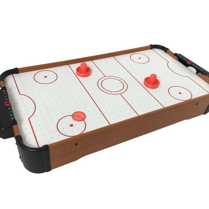Sport si Outdoor - Alte sporturi - Mese fusball - Masa Air Hockey 51x31x10cm, Set cu 2 Pucuri si 2 Discuri - Infinity.ro