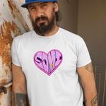 Fashion, accesorii si bijuterii - Barbati - Imbracaminte - Tricouri si bluze barbati - Tricou Barbati Jeon Somi Love Kpop Merch, alb, marime L - Infinity.ro