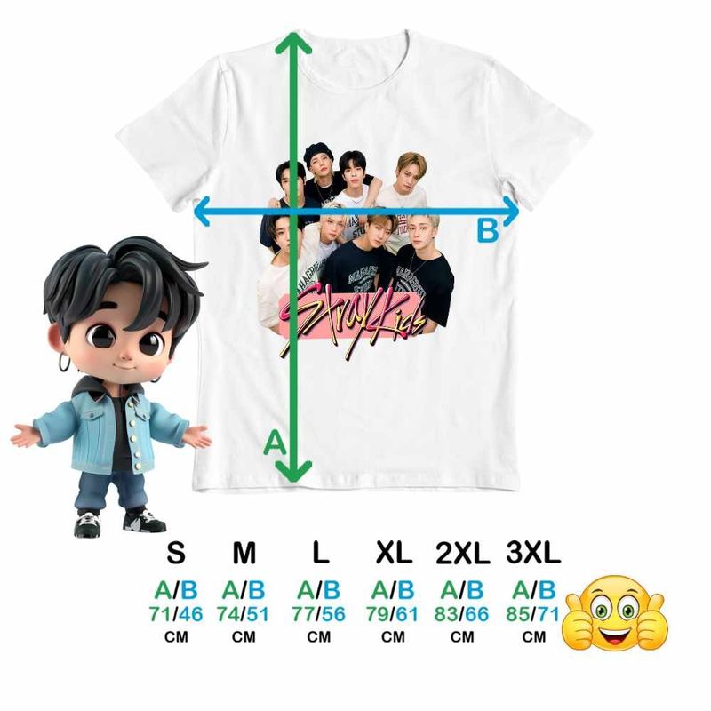 Fashion, accesorii si bijuterii - Barbati - Imbracaminte - Tricouri si bluze barbati - Tricou Barbati Stray Kids Party Merch Kpop, alb, marime 2XL - Infinity.ro