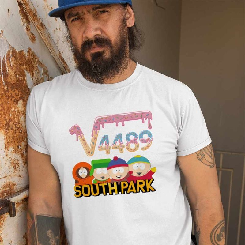 Fashion, accesorii si bijuterii - Barbati - Imbracaminte - Tricouri si bluze barbati - Tricou Barbati Six Seven South Park 4489 Radical, alb, marime 3XL - Infinity.ro