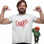Fashion, accesorii si bijuterii - Barbati - Imbracaminte - Tricouri si bluze barbati - Tricou Barbati Don Toliver Caleb Trap Hip-Hop Music, alb, marime L - Infinity.ro