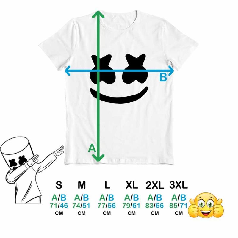 Fashion, accesorii si bijuterii - Barbati - Imbracaminte - Tricouri si bluze barbati - Tricou Barbati Marshmello Music DJ, alb, marime M - Infinity.ro